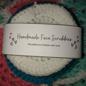 Crocheted face scrubbies